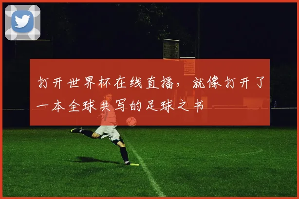 打开世界杯在线直播，就像打开了一本全球共写的足球之书